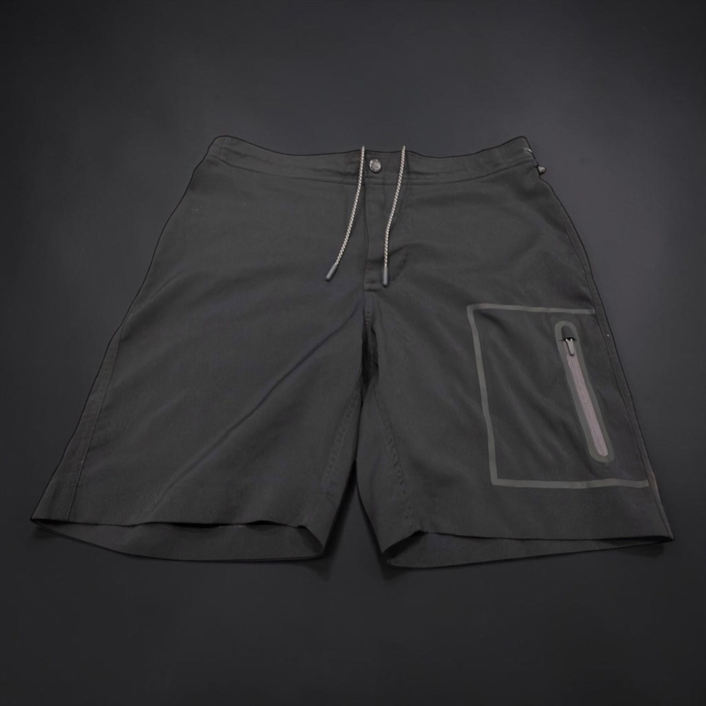 Mack Weldon Board Shorts Mens Medium Black Technical Stretch Swim Trunks